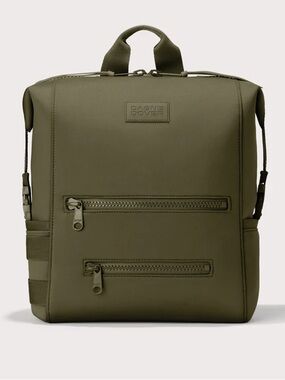 Dagne Dover INDI NEOPRENE DIAPER BACKPACK Dark Moss - a deep olive green